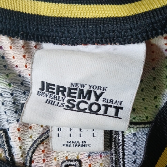 Jeremy Scott x Adidas Floral Leopard Jersey - Black, Orange, Green - Picture 5 of 7